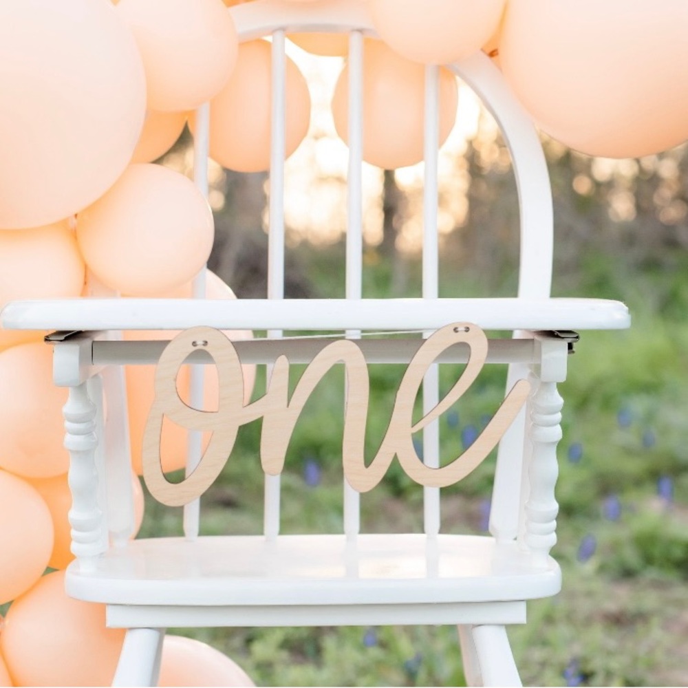Wood Birthday Banner - ONE - 1st Birthday Decor